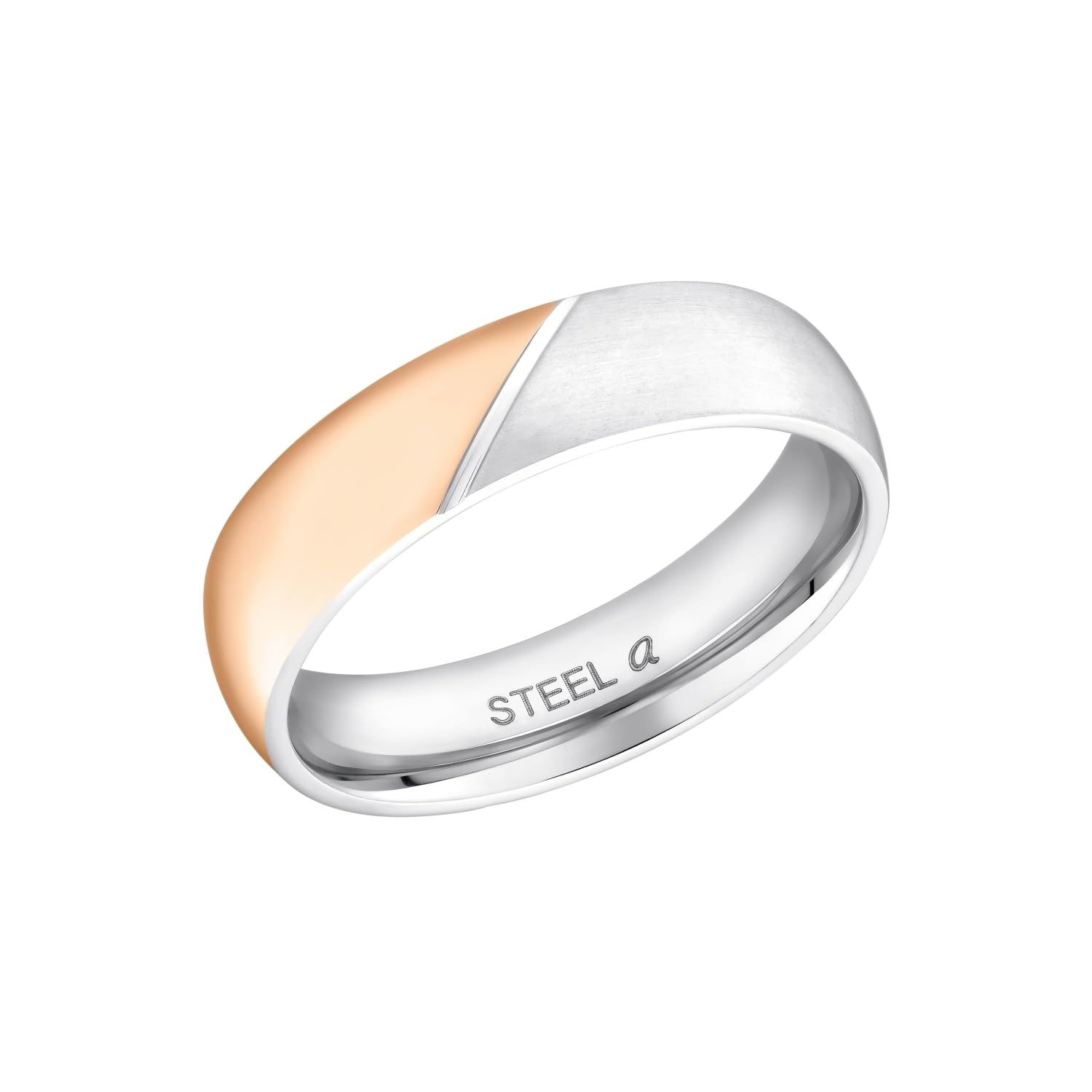 amor-ringe-ring-edelstahl-bicolor-gravierbar-9621965 image 1