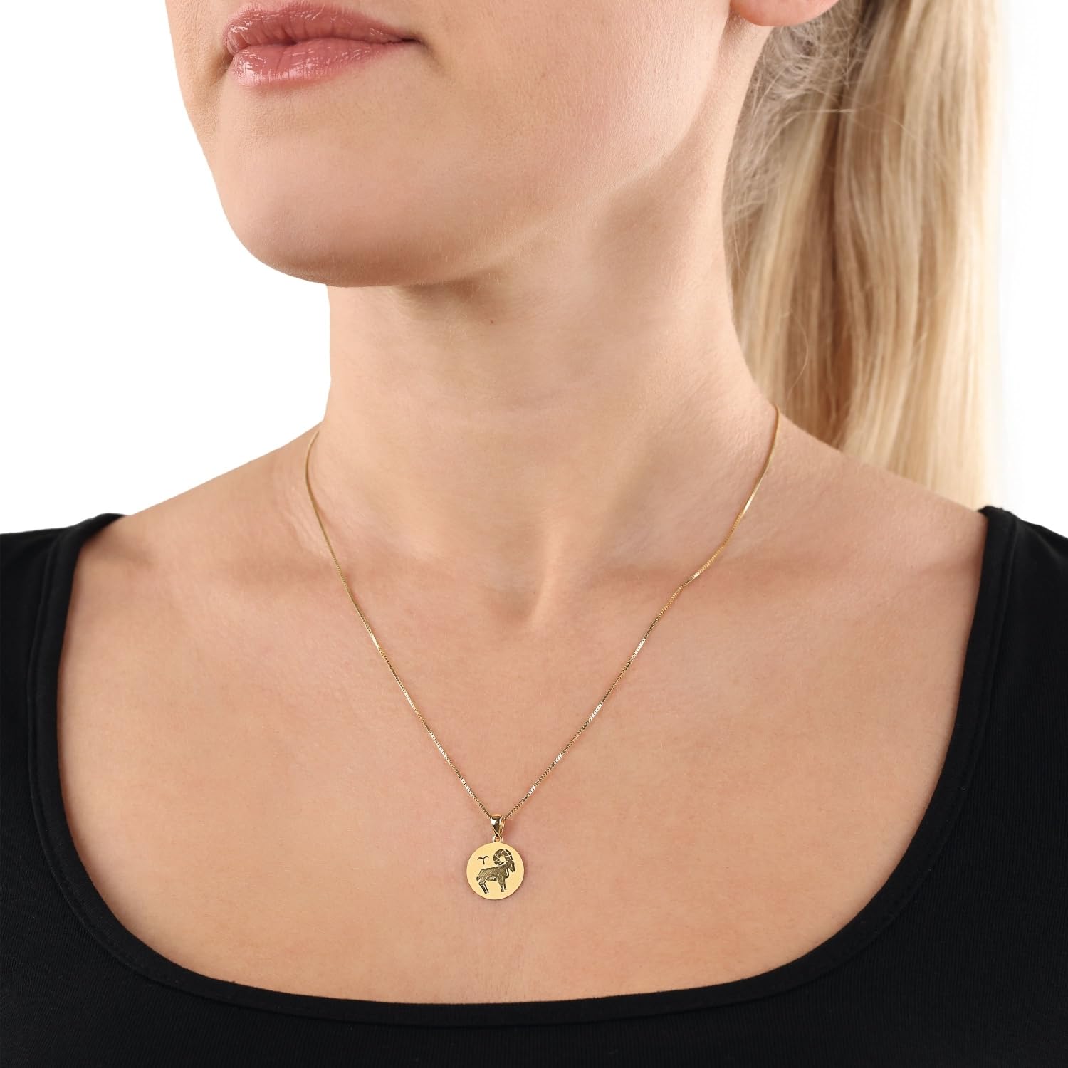 amor-2020780-motivanh-nger-widder-gold-unisex-sternzeichen image 2