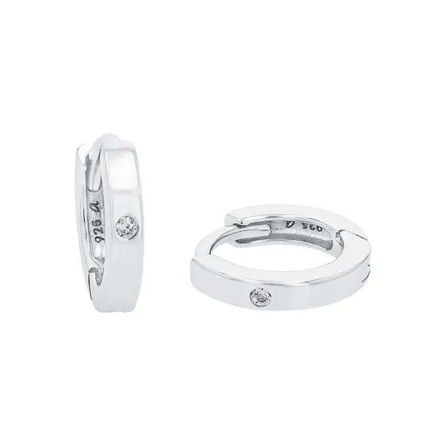 amor-ohrschmuck-creolen-classic-925-silber-damen image 1