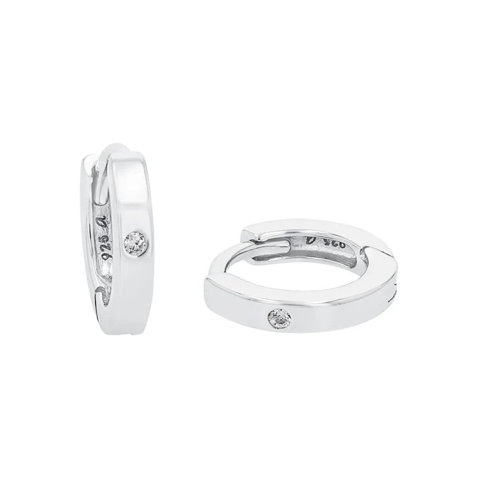 amor-ohrschmuck-creolen-classic-925-silber-damen image 1
