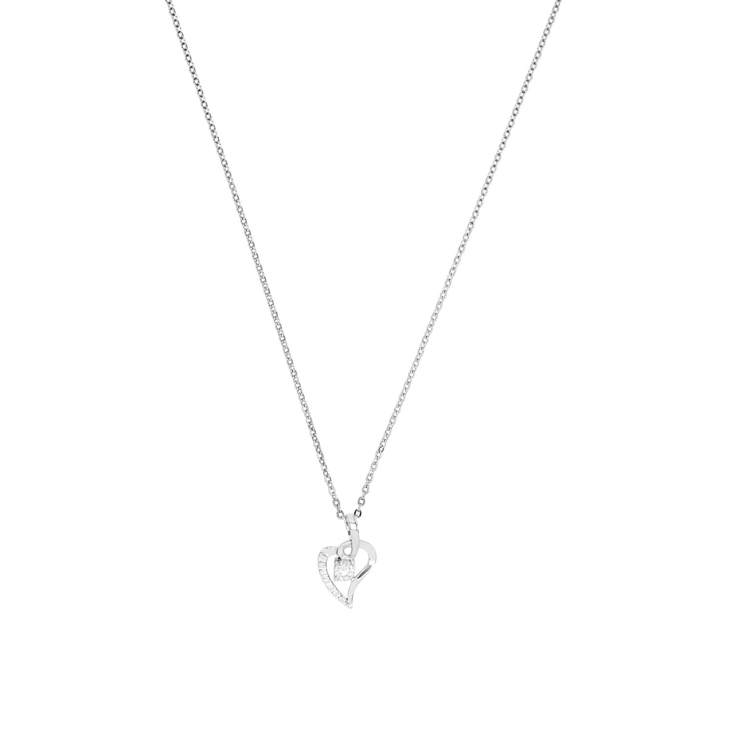 amor-halsschmuck-kette-9188284-herz-silber-42-cm-zirkonia image 1