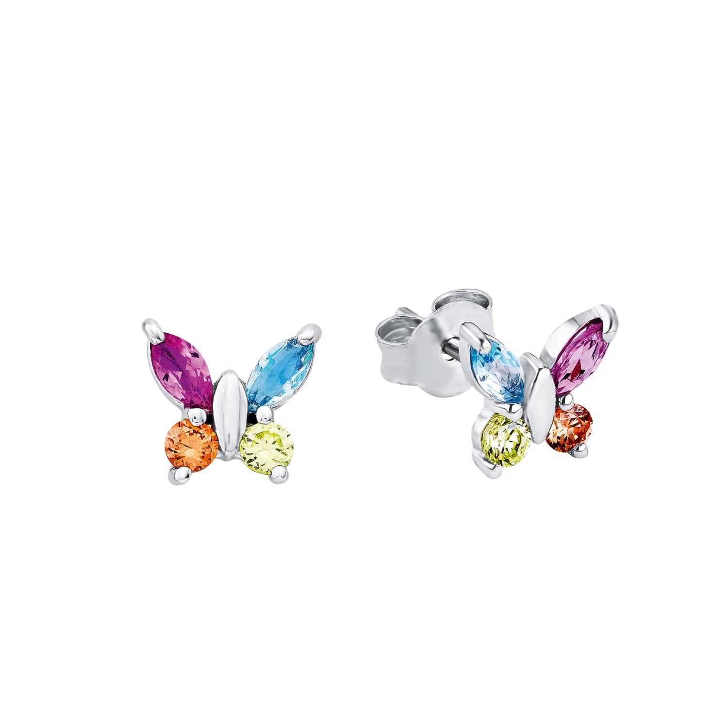 amor-ohrstecker-silber-925-wei-er-schmetterling-zirkonia image 8