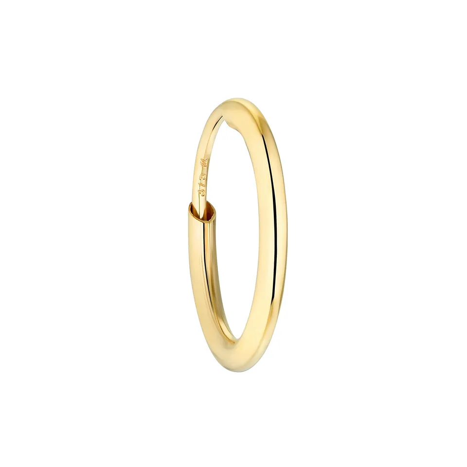 amor-creolen-925-silber-ohrringe-1-cm-single-unisex image 1