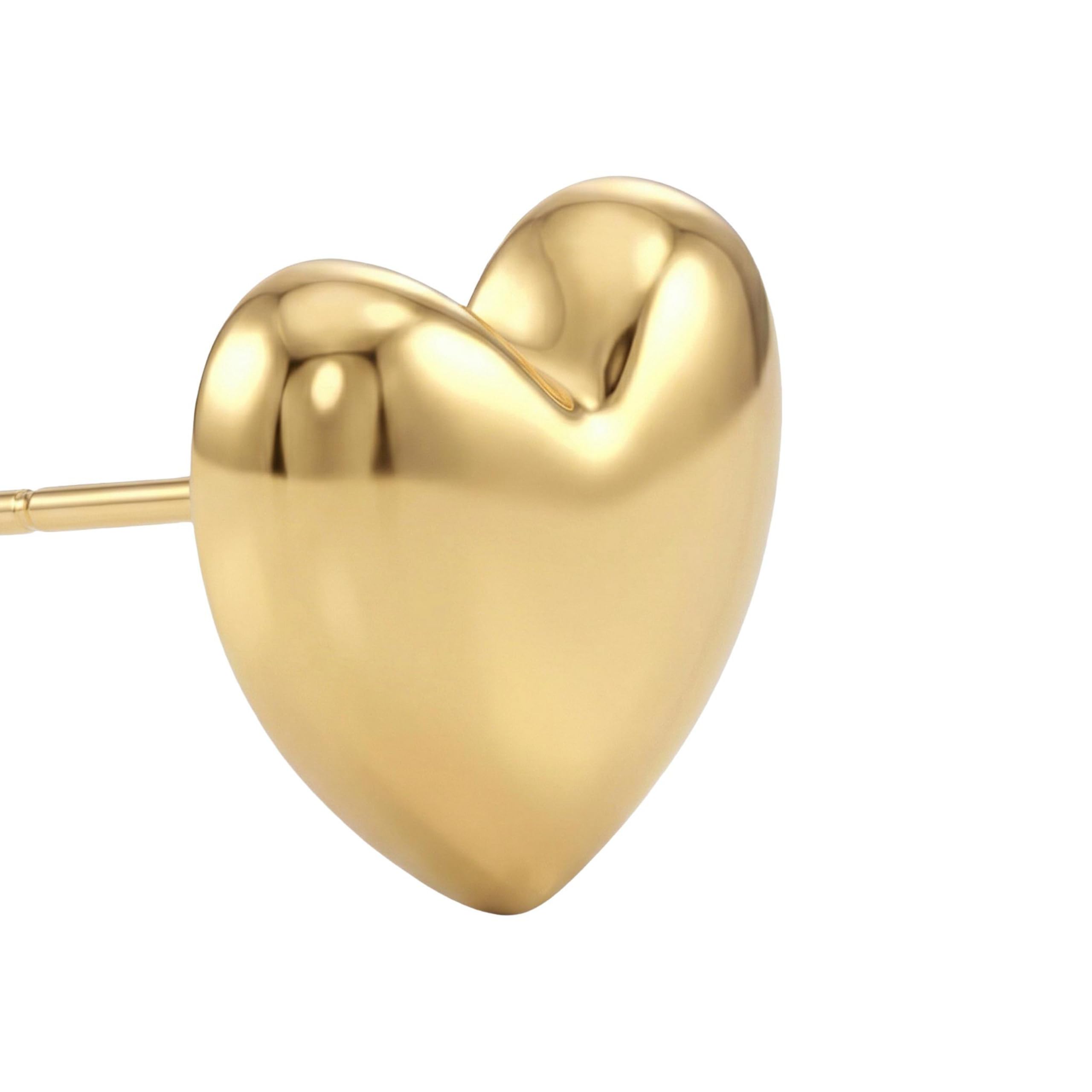amor-ohrschmuck-amr-e0044-herz-ohrstecker-vergoldet image 5