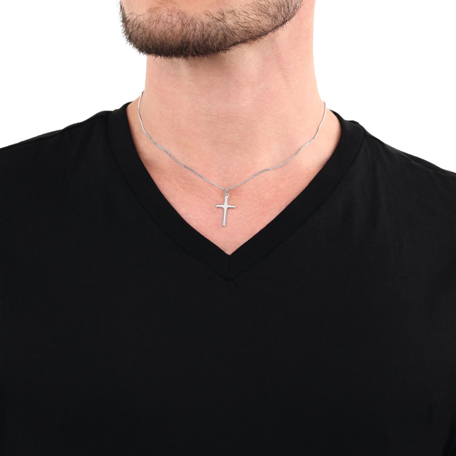 amor-halsschmuck-kreuz-kette-925-silber-unisex image 6