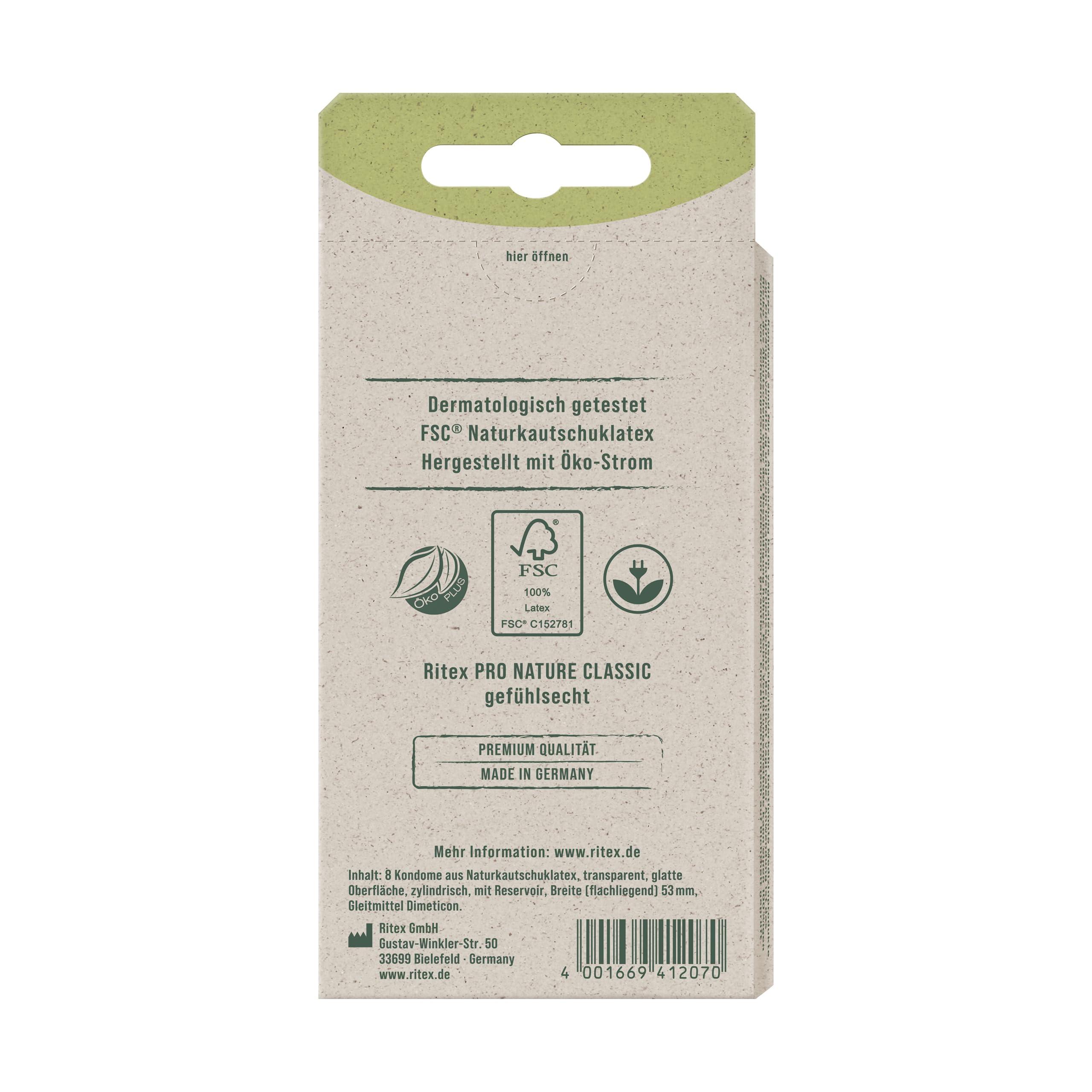 ritex-pro-nature-classic-kondome-8-st-ck-transparent-vegan image 3