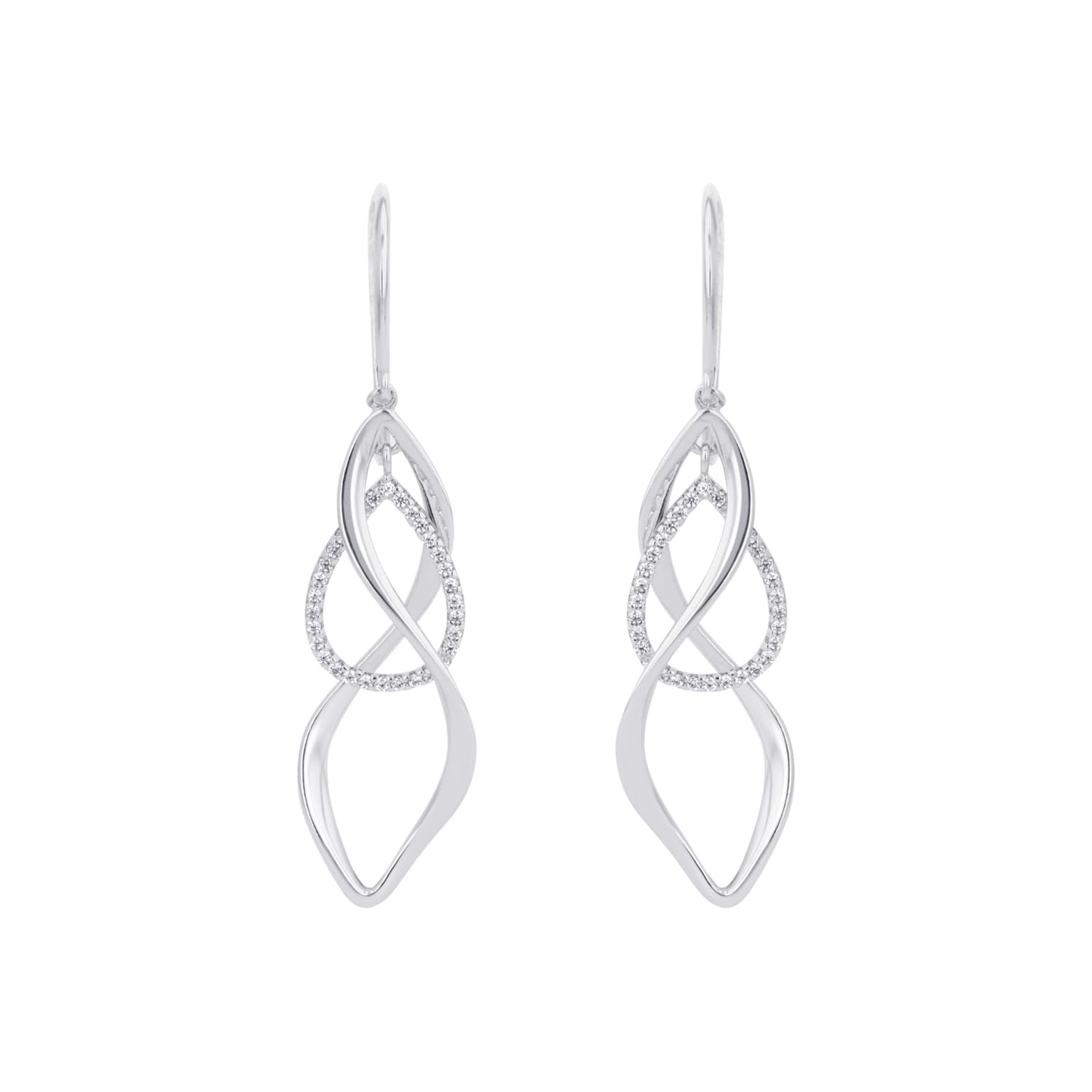 amor-ohrschmuck-ohrh-nger-2026208-silber-zirkonia-3-5-cm image 4