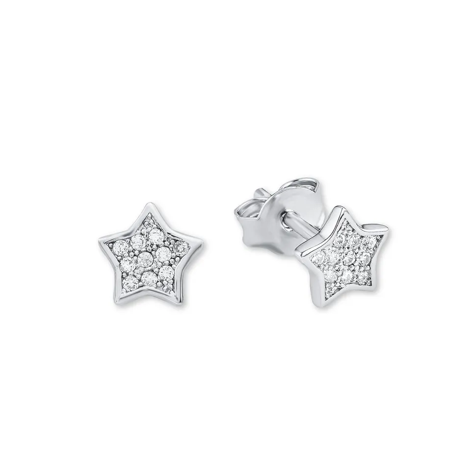 amor-ohrschmuck-stern-ohrstecker-925-silber-kinder image 1