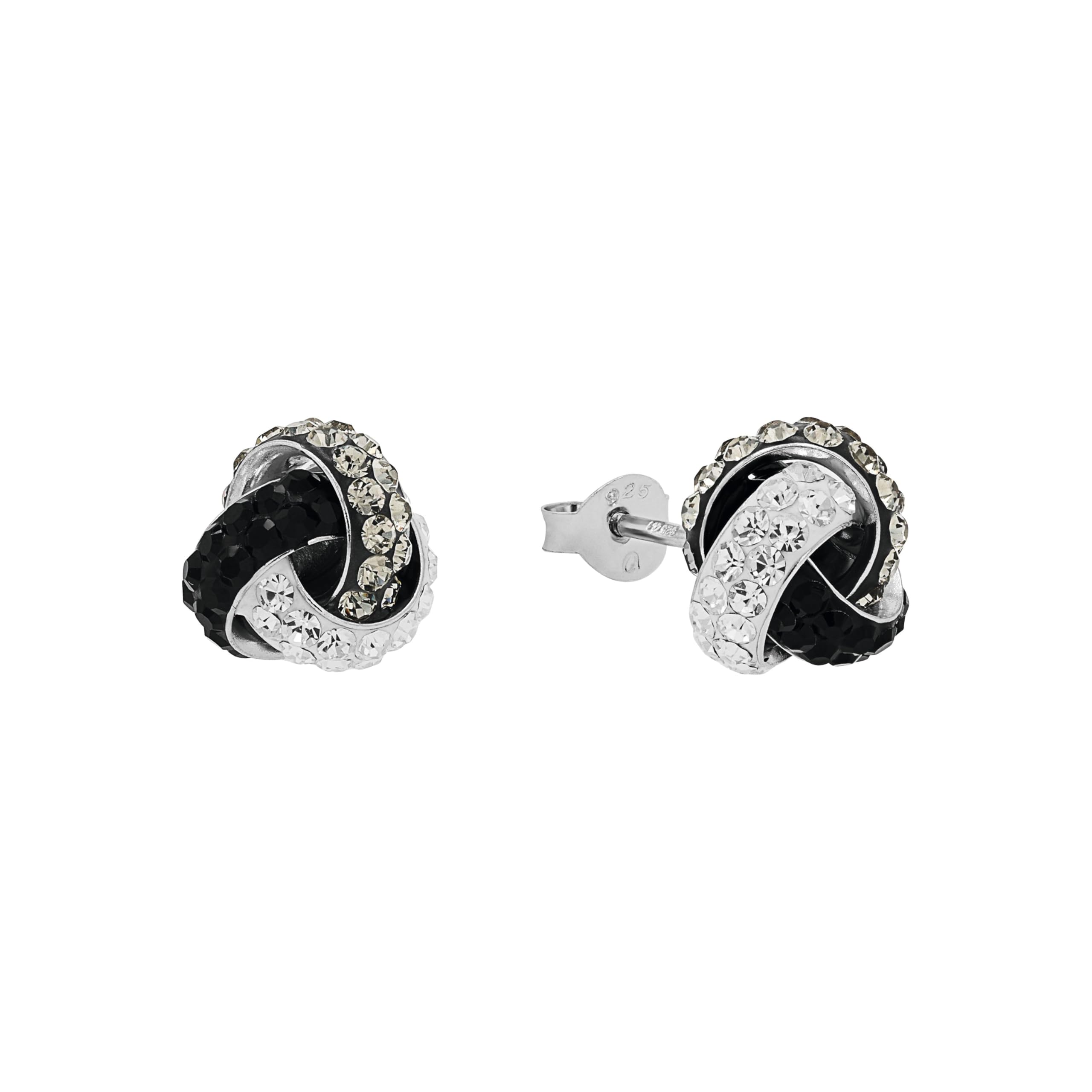 amor-ohrschmuck-knoten-ohrstecker-925-silber-blue-zircon image 6