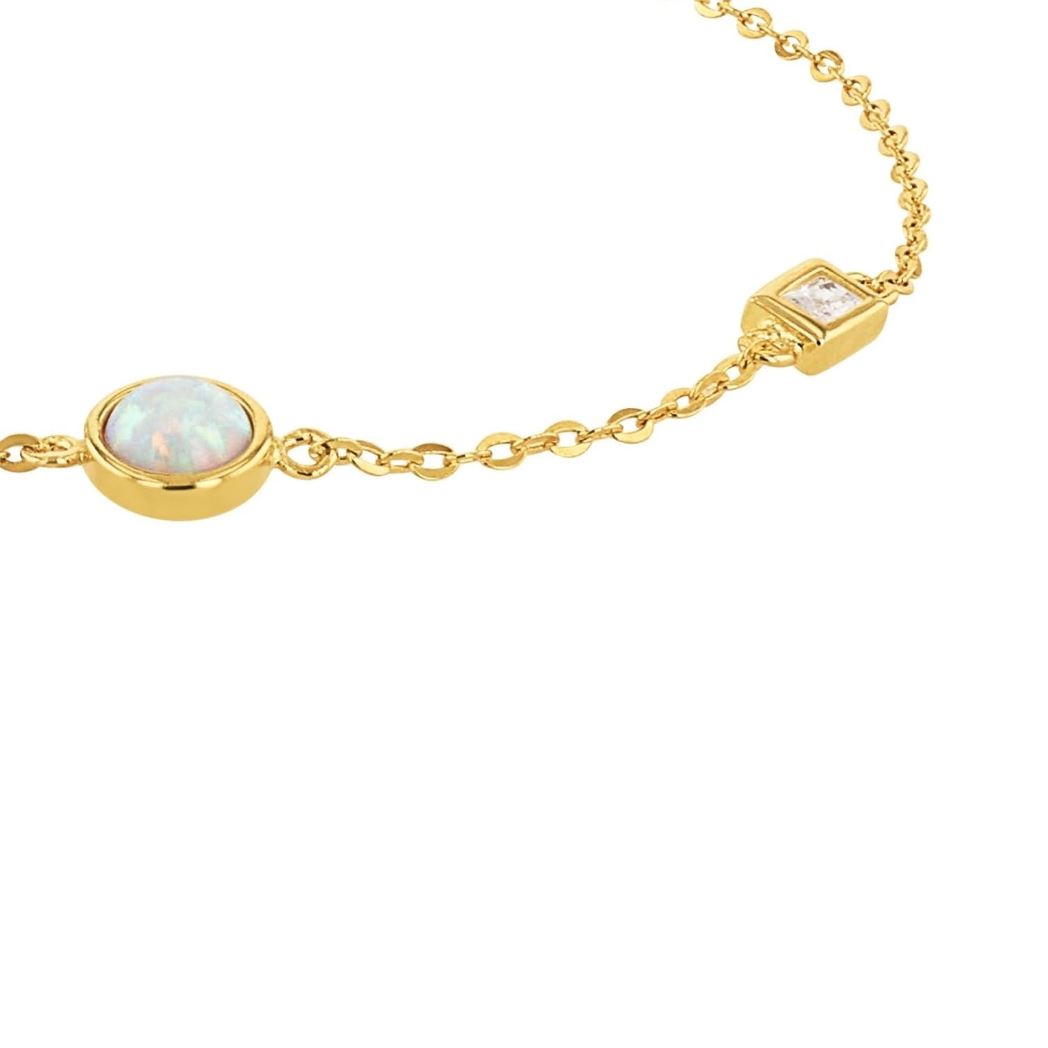 amor-armschmuck-2036026-damen-armband-gold-opal-17cm image 2