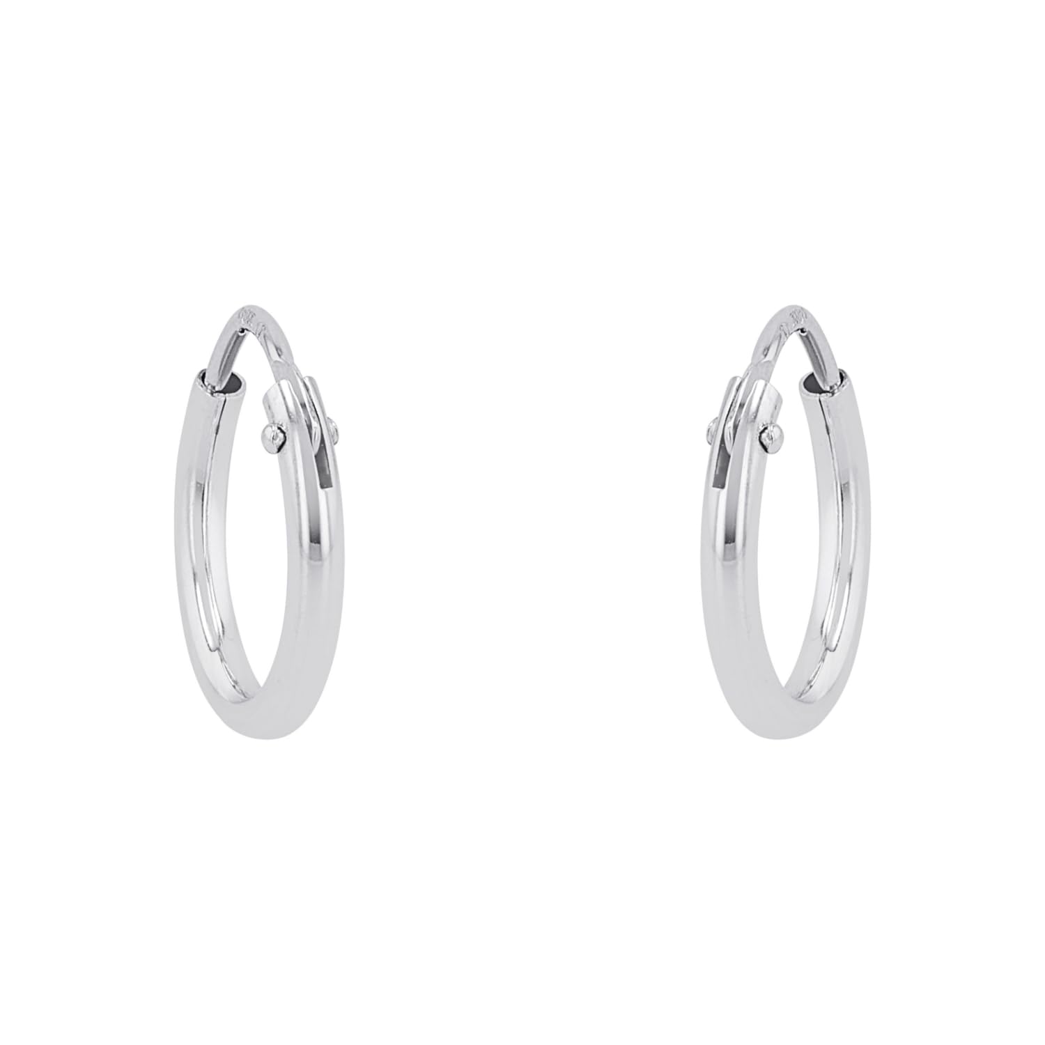 amor-creolen-9061273-ohrringe-silber-1-1-cm-unisex image 4