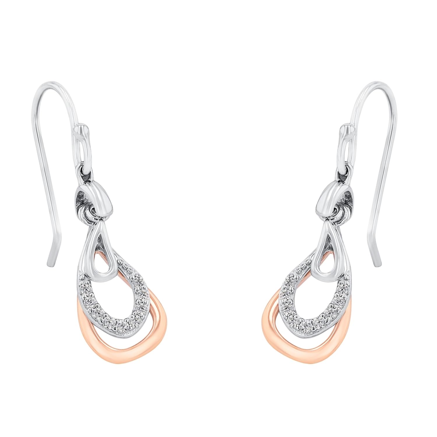 amor-ohrschmuck-ohrh-nger-9271252-bicolor-zirkonia-3-3-cm image 3