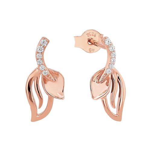amor-ohrschmuck-2022390-ohrstecker-ros-blatt-zirkonia image 7