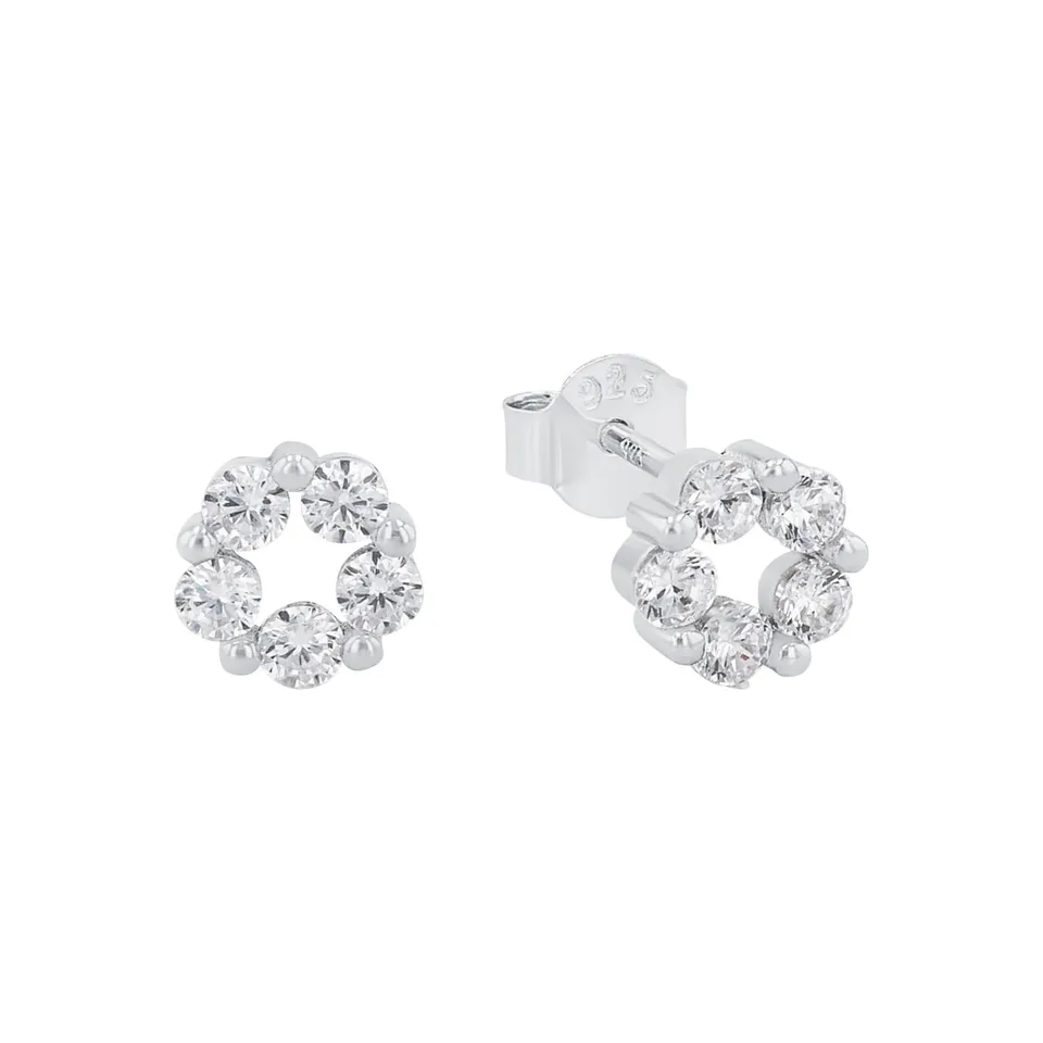 amor-ohrschmuck-2027490-ohrstecker-silber-0-7-cm-zirkonia image 1