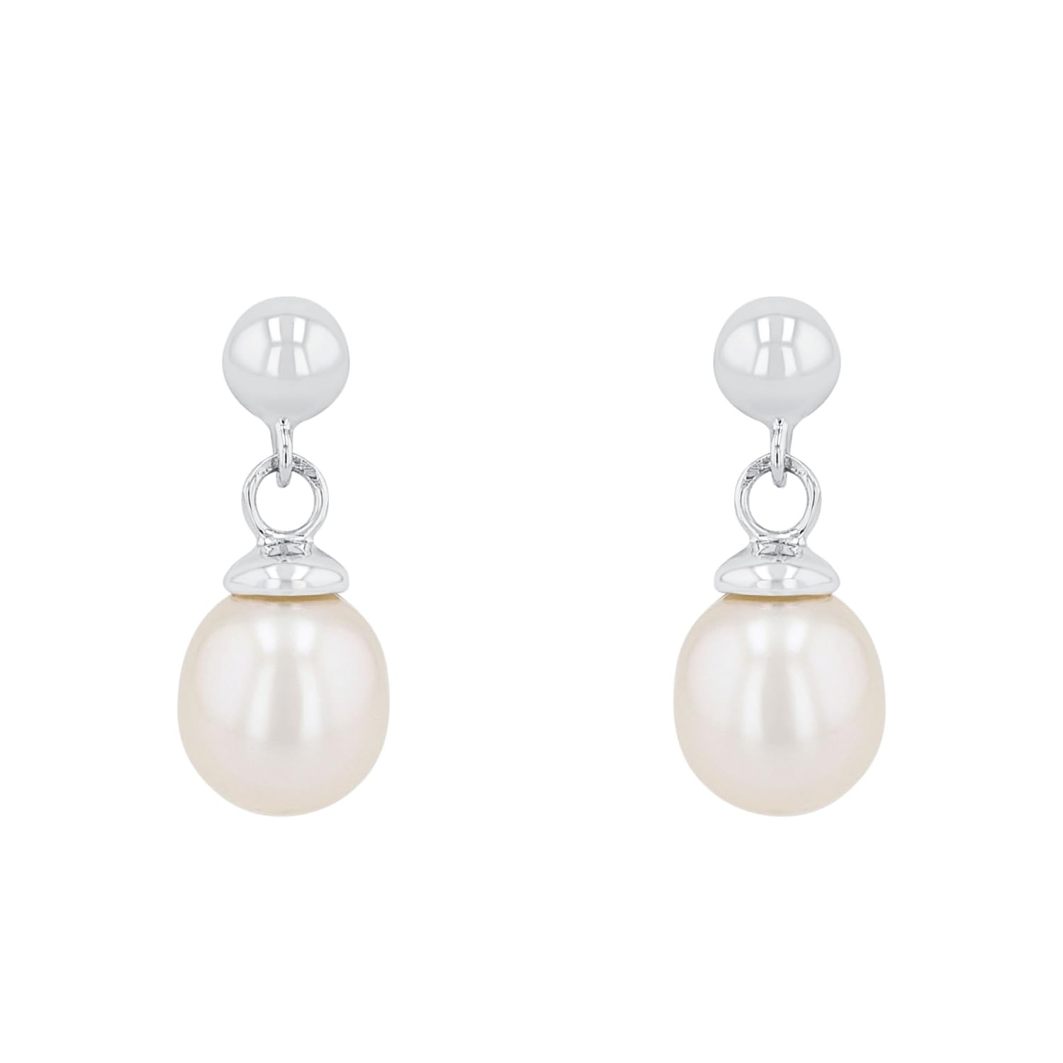 amor-ohrschmuck-9962945-ohrh-nger-perle-1-5-cm-silber image 4