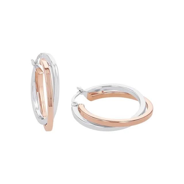 amor-2022349-creolen-ohrringe-bicolor-2-9-cm-silber-925 image 1