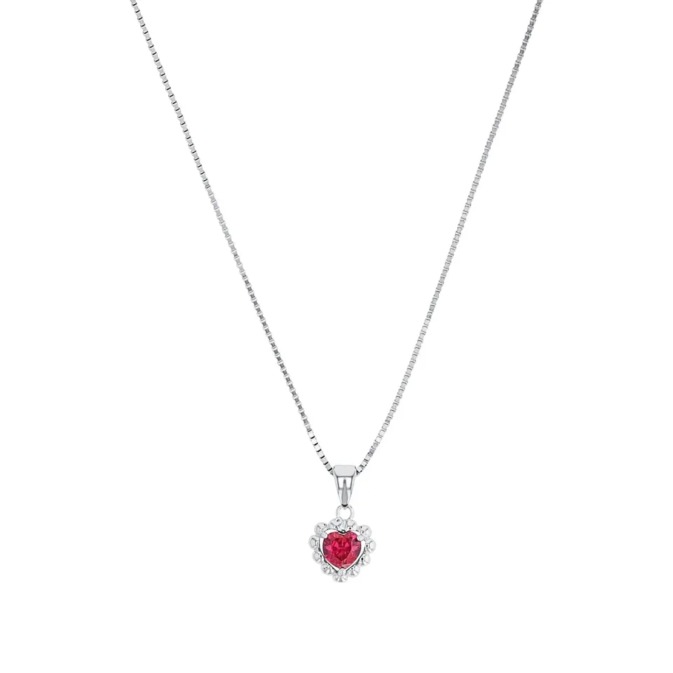 amor-halsschmuck-2021186-kinder-kette-herz-pink-35-3cm image 1