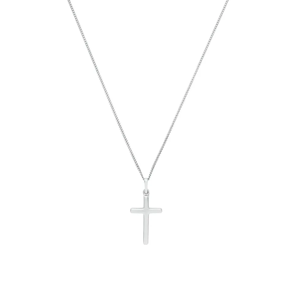 amor-halsschmuck-kreuz-kette-925-silber-unisex image 1