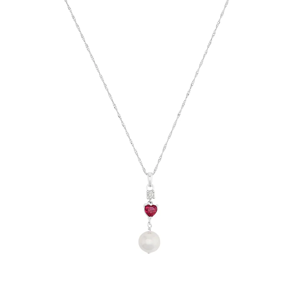 amor-halsschmuck-2100169-kette-herz-silber-mit-perle image 1