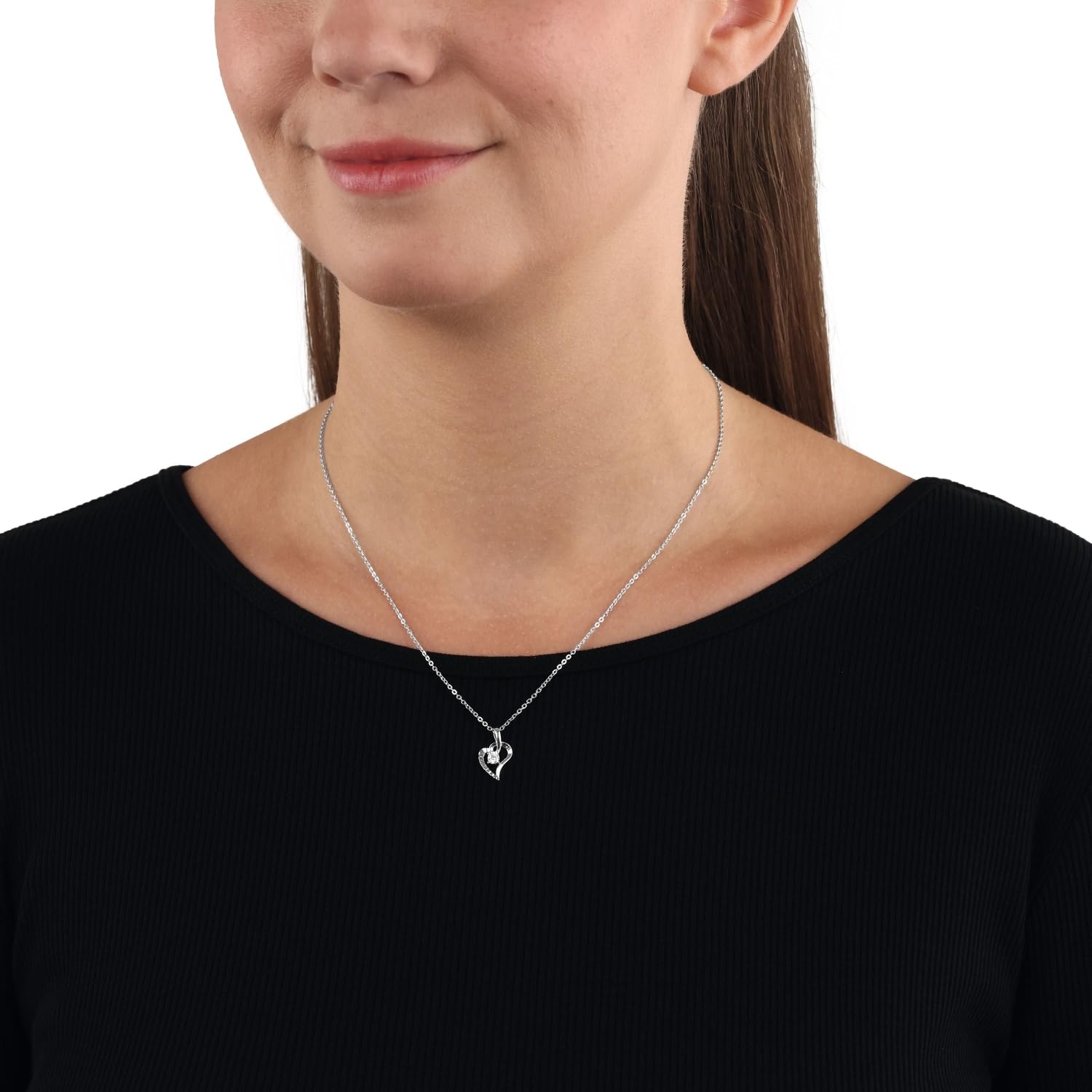 amor-halsschmuck-kette-9188284-herz-silber-42-cm-zirkonia image 4