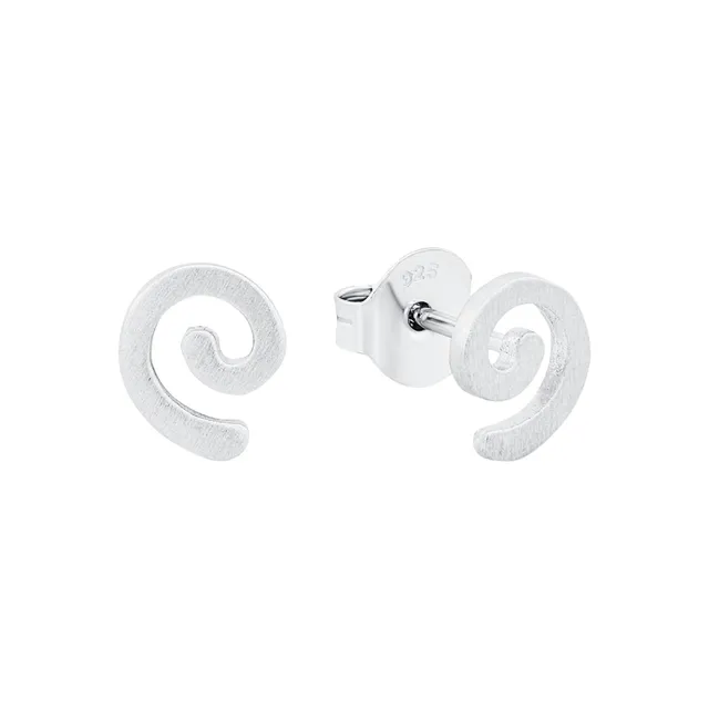 amor-ohrschmuck-ohrstecker-925-silber-schnecke-0-8-cm image 1