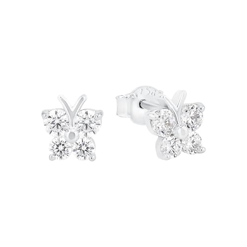 amor-kinder-ohrstecker-silber-925-schmetterling image 7