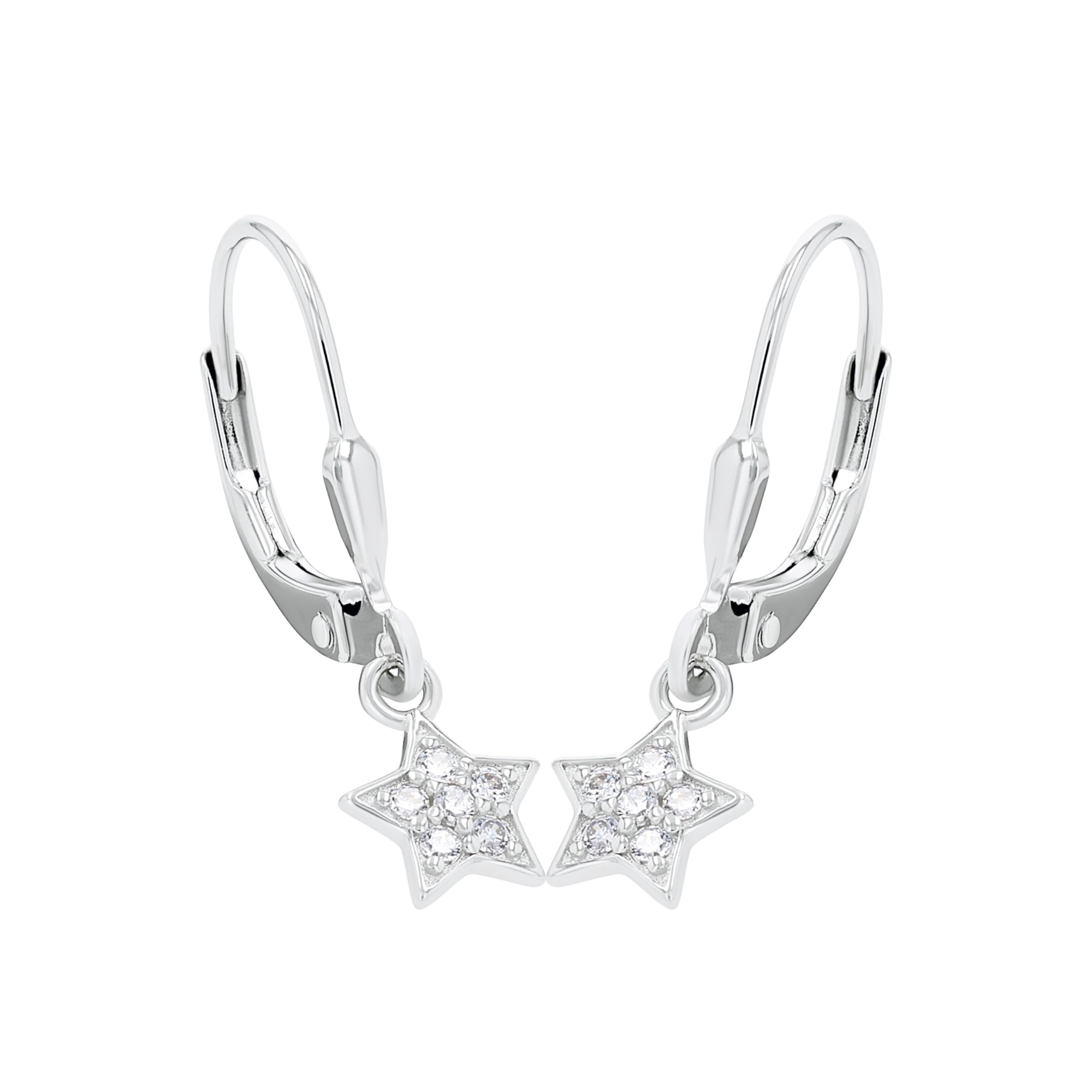 amor-stern-ohrh-nger-925-silber-m-dchen-ohrringe image 4