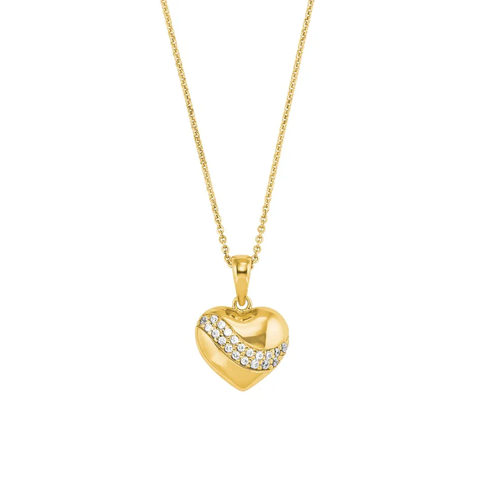 amor-halsschmuck-kette-2022090-herz-gold-45-cm-damen image 1