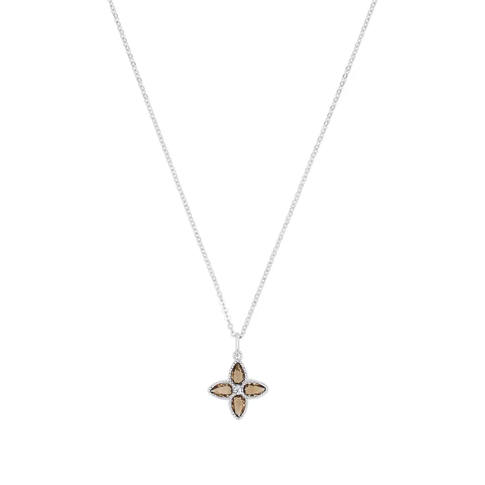 amor-2100160-kleeblatt-kette-silber-925-45-cm image 1