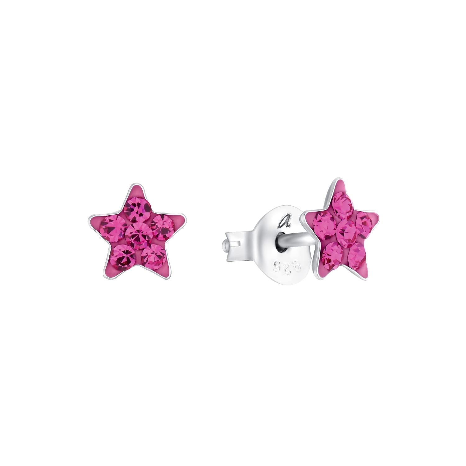 amor-amr-eg0004-stern-ohrstecker-925-silber-ohrringe-blau image 7