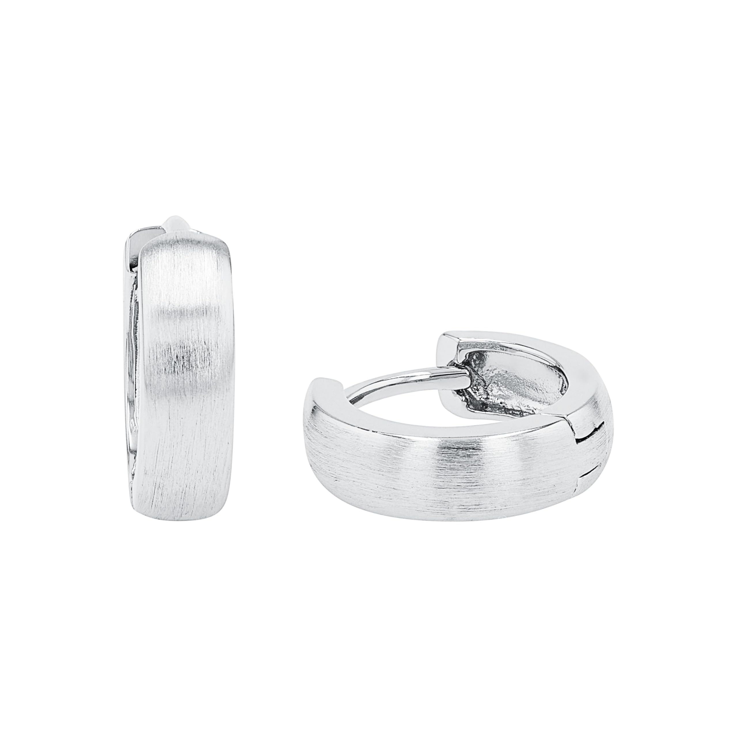 amor-classic-creolen-925-silber-unisex-creolen-schlicht image 8