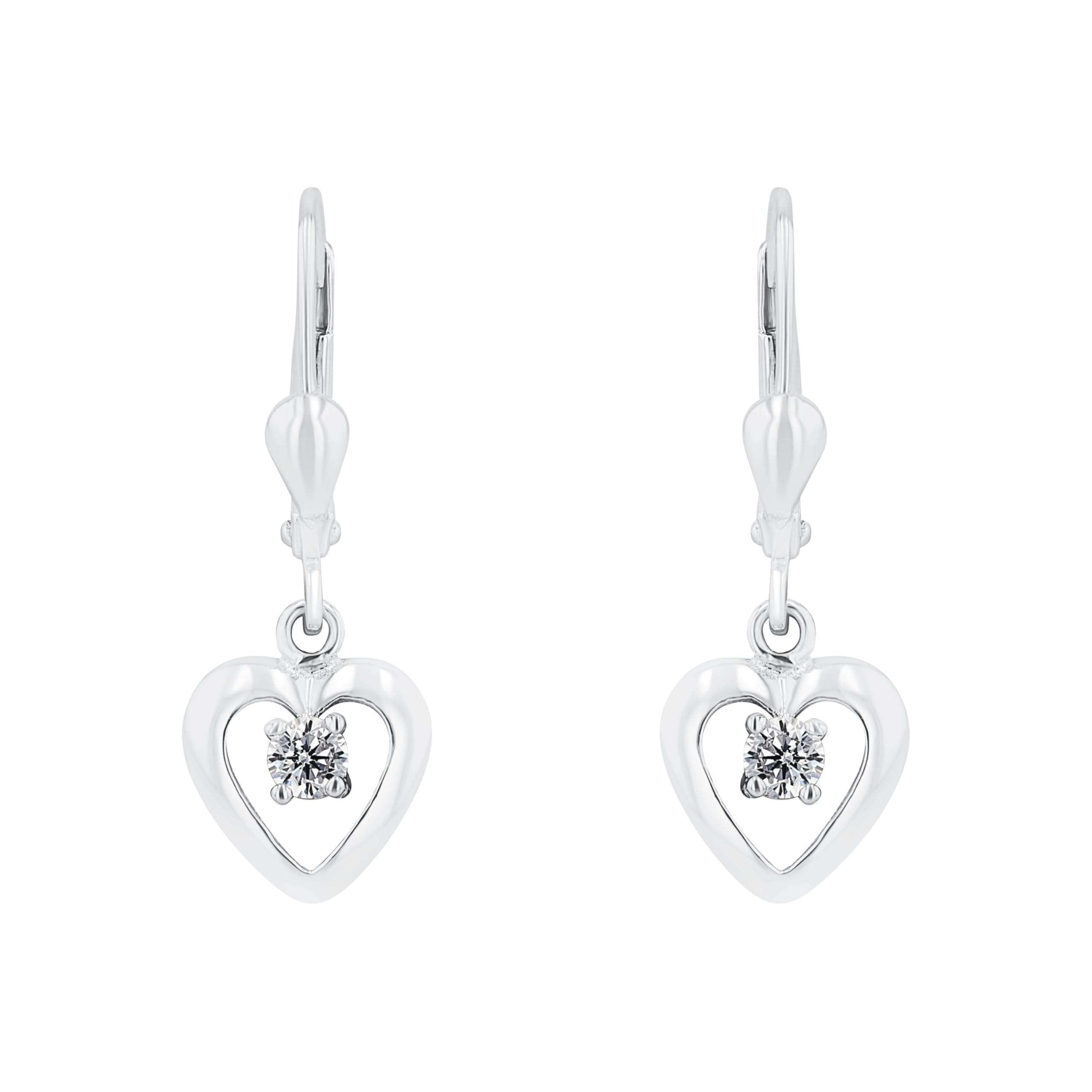 amor-ohrschmuck-ohrh-nger-925-silber-zirkonia-kinder image 3