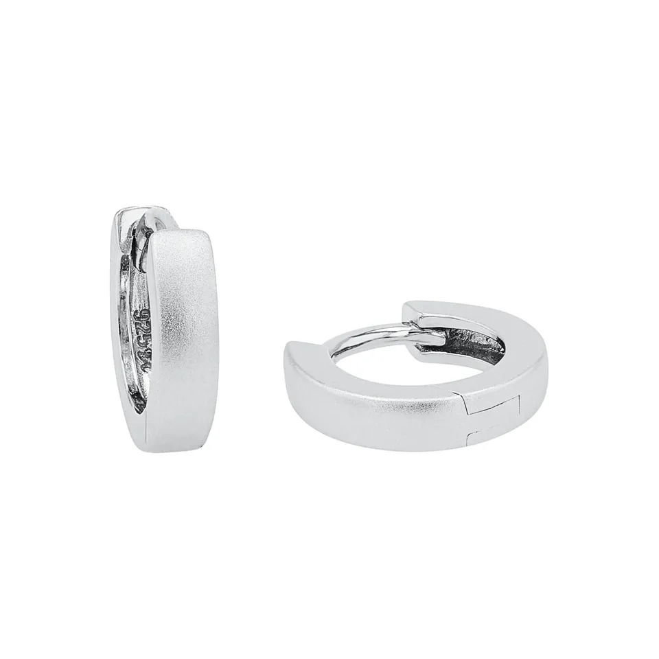 amor-classic-creolen-925-silber-unisex-creolen-schlicht image 1