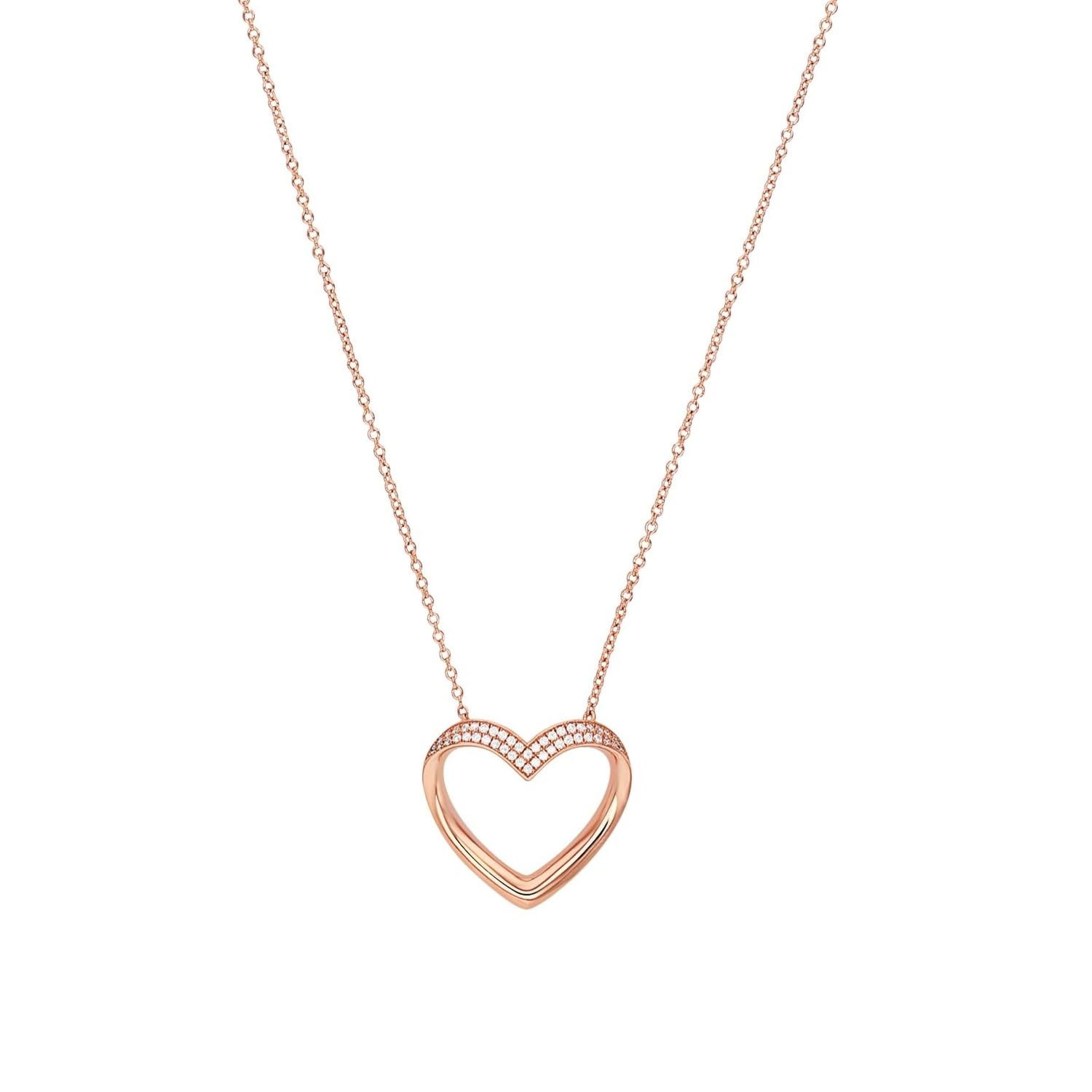 amor-halsschmuck-2022499-kette-herz-ros-42-3-cm image 1