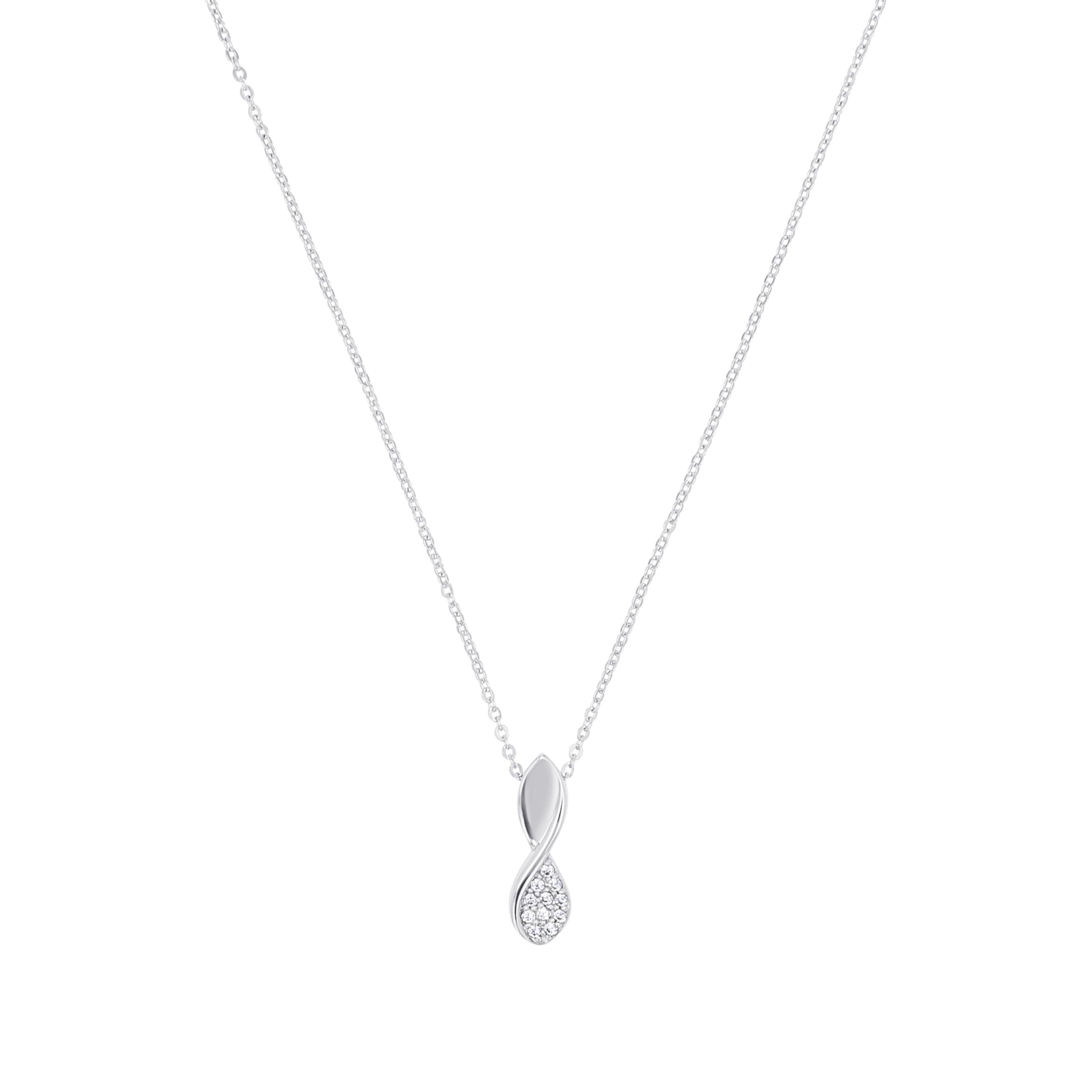 amor-halsschmuck-2100171-kette-silber-mit-zirkonia-45-cm image 1