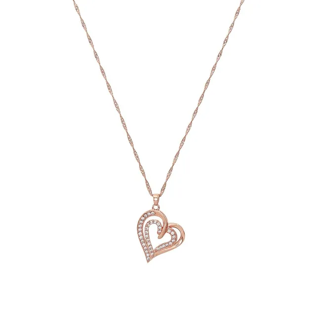 amor-halsschmuck-kette-2022080-ros-herz-zirkonia-45-cm image 1