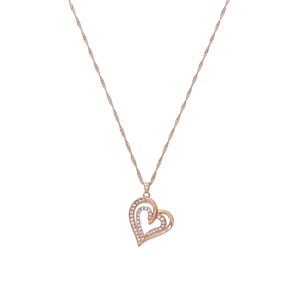 amor-halsschmuck-kette-2022080-ros-herz-zirkonia-45-cm image 1