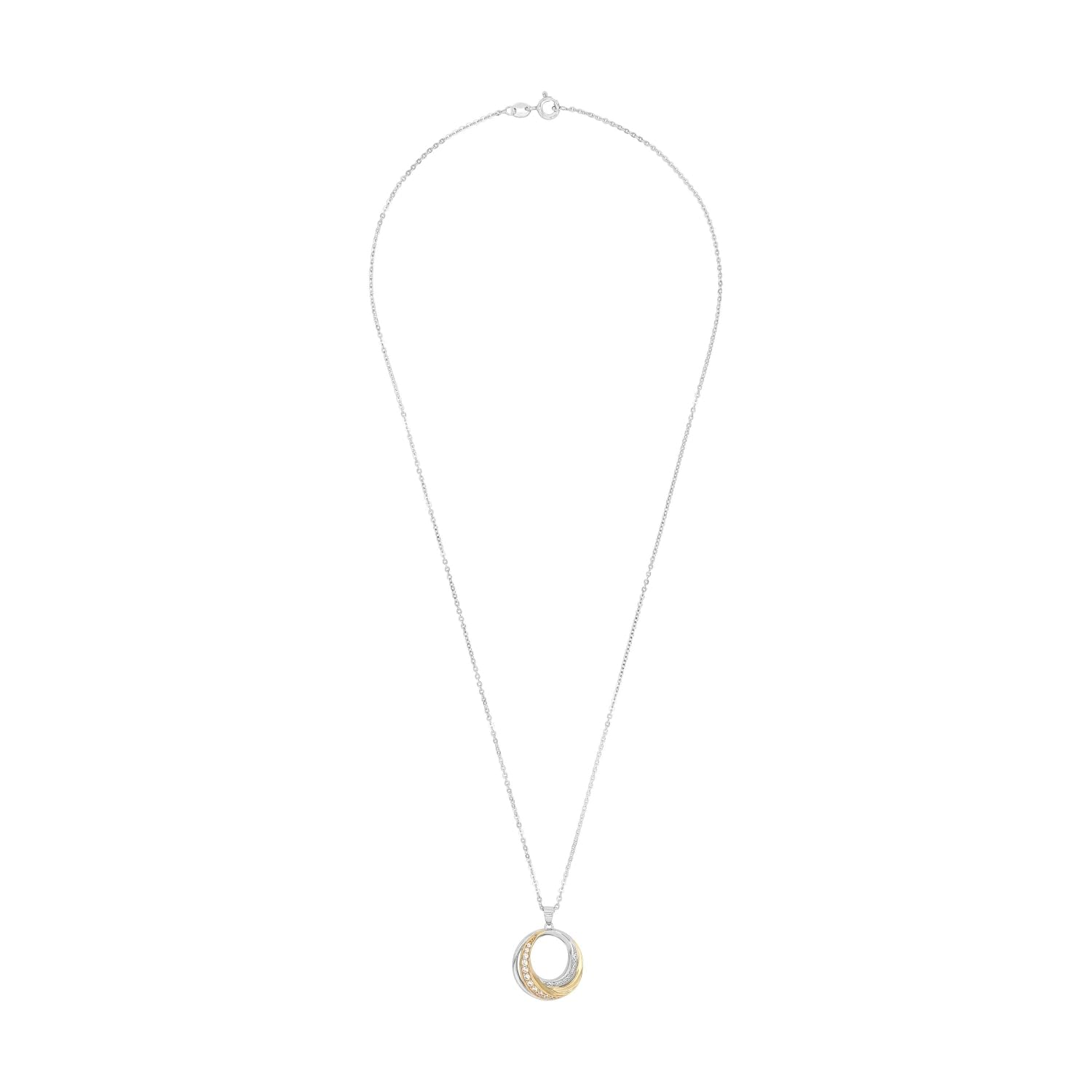 amor-halsschmuck-2022093-kreiskette-bicolor-silber-50-cm image 2