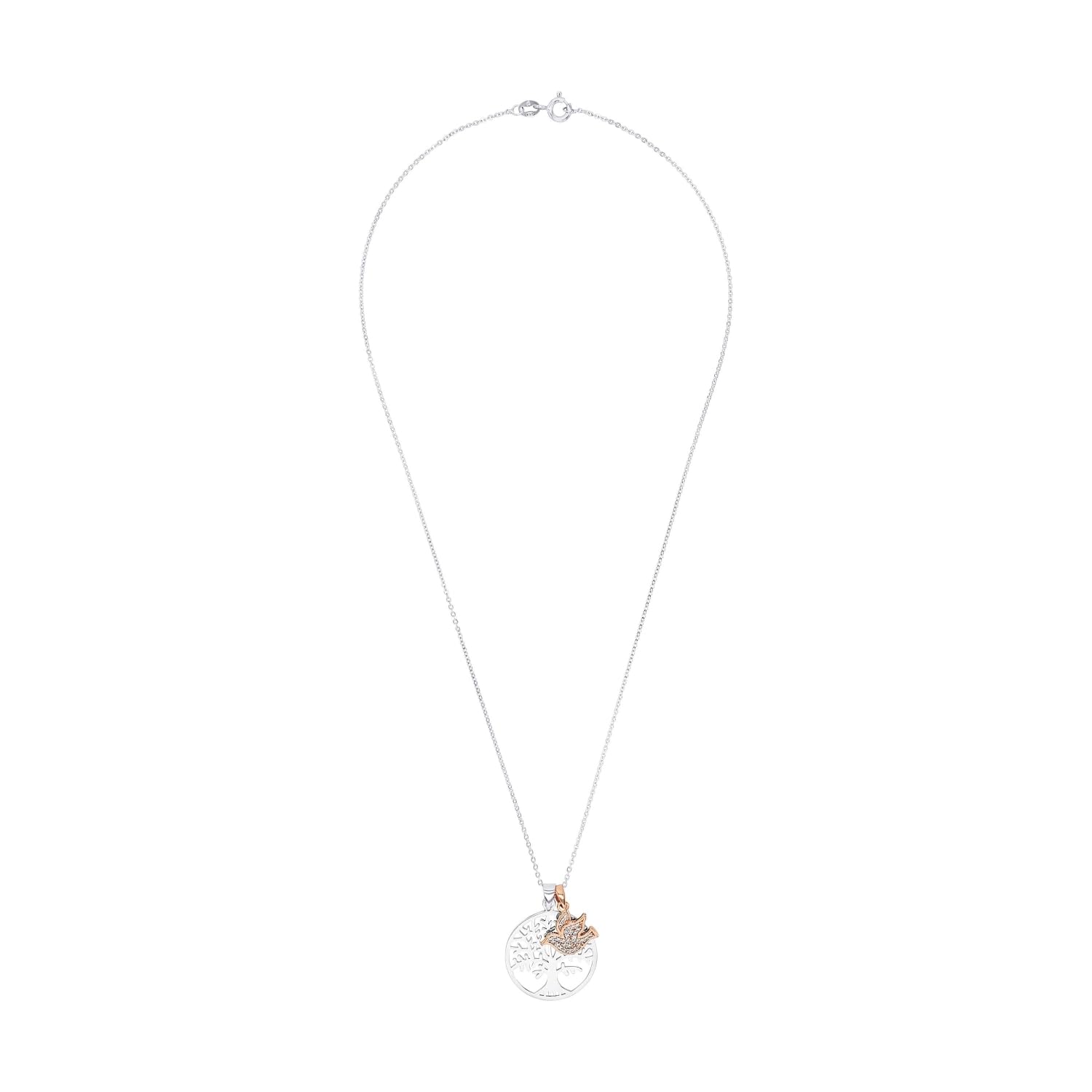 amor-halsschmuck-kette-lebensbaum-45-cm-bicolor-zirkonia image 2