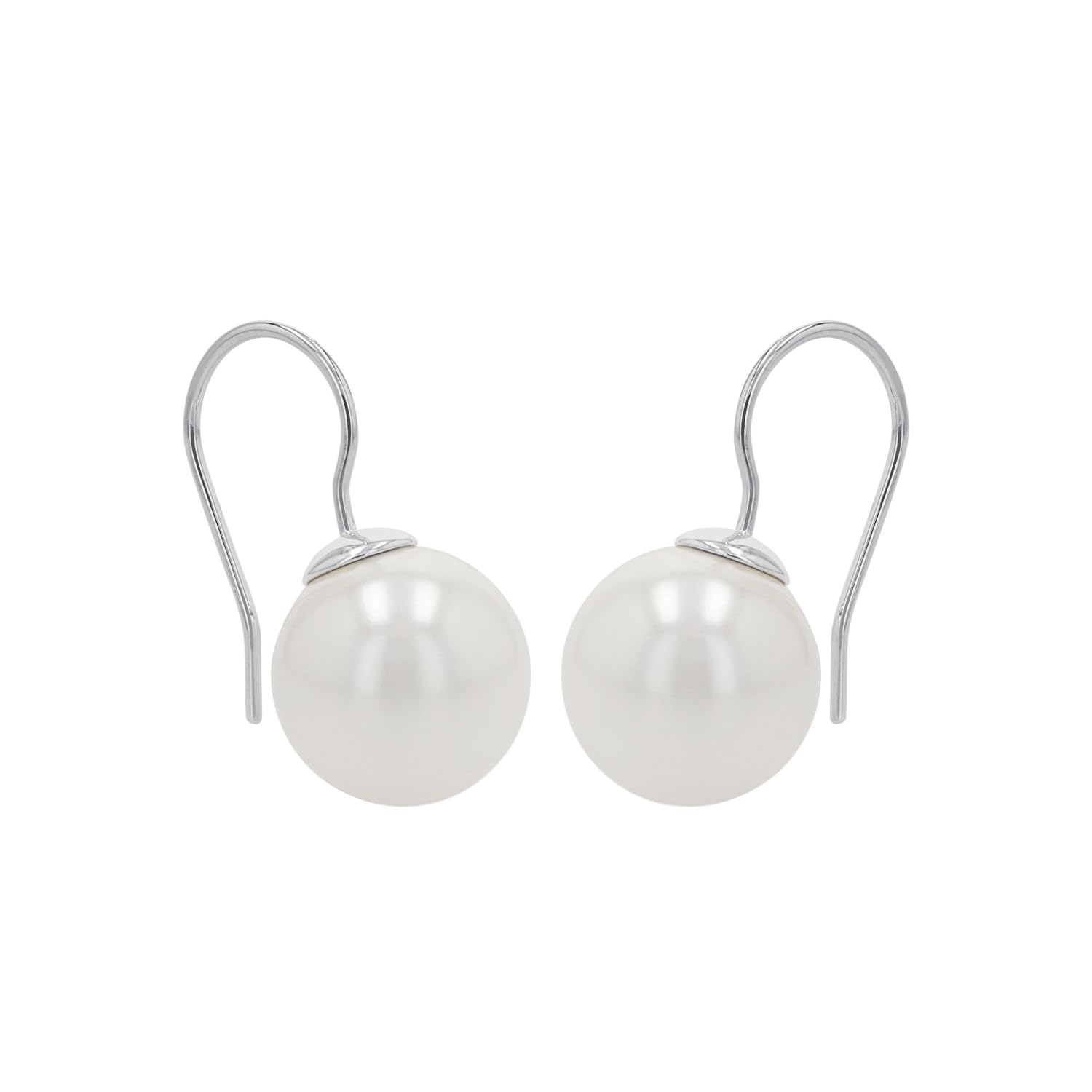 amor-ohrschmuck-ohrh-nger-perlen-gr-n-silber-25-mm image 3