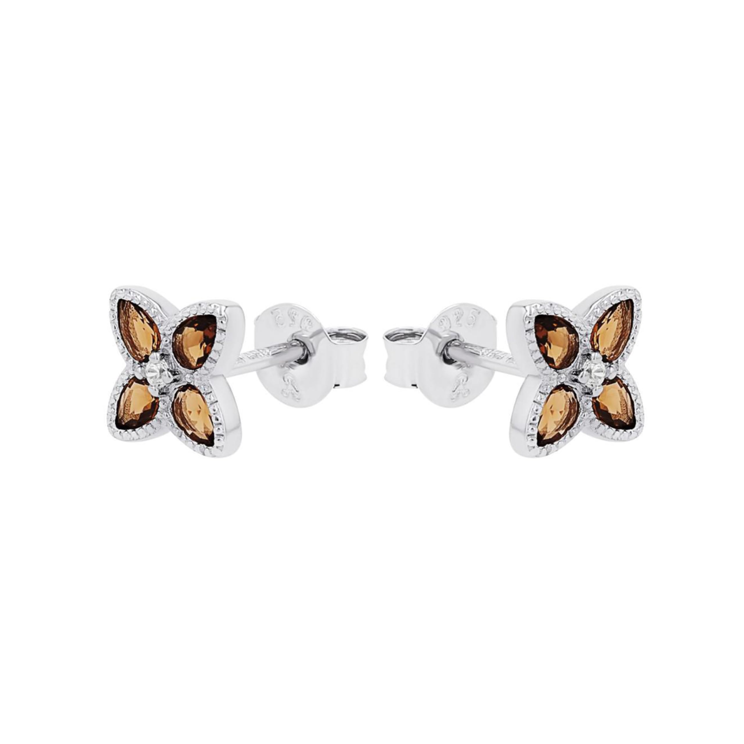 amor-ohrschmuck-ohrstecker-kleeblatt-925-silber-9-mm-2100156 image 6