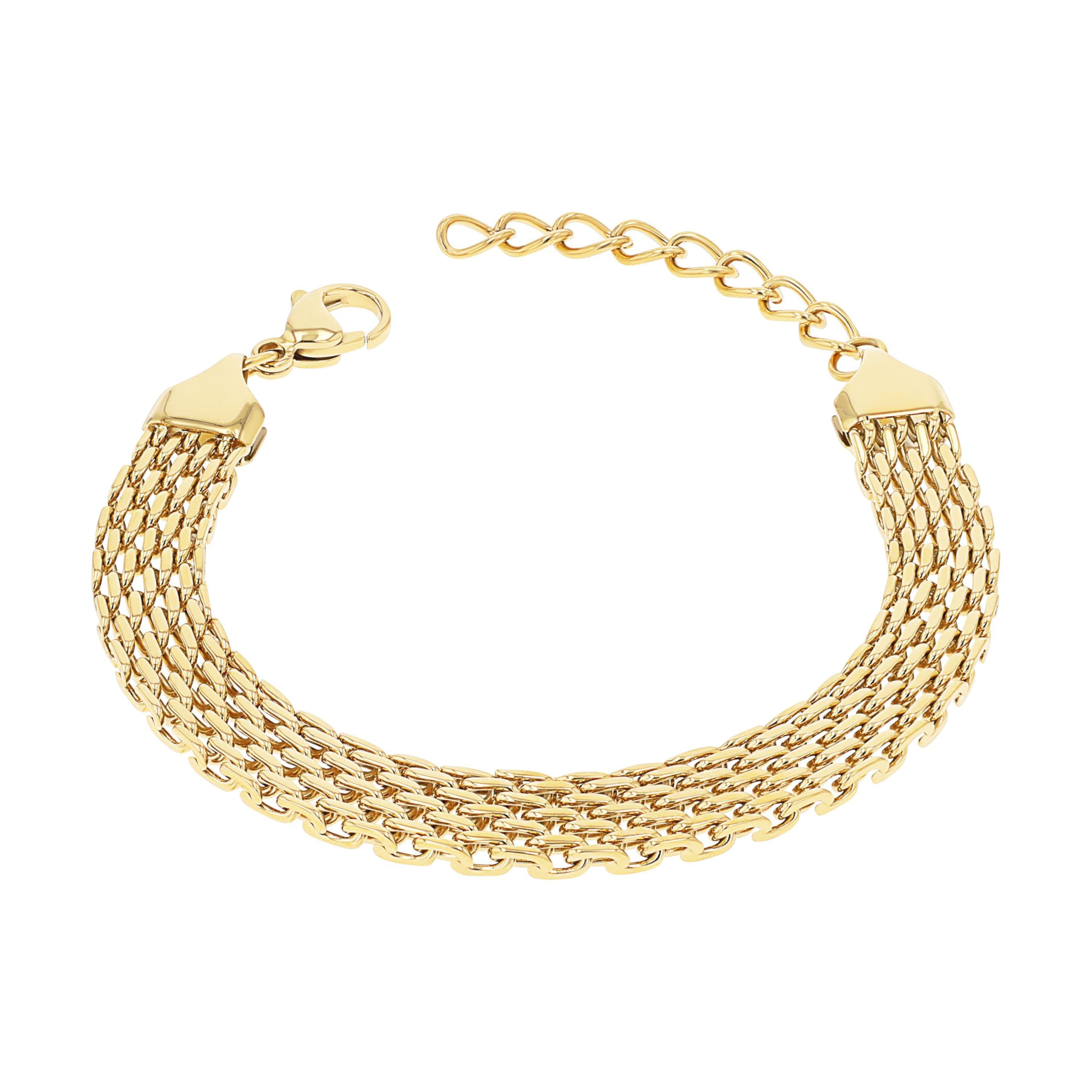 amor-2100173-armband-edelstahl-gold-16-4-cm image 1