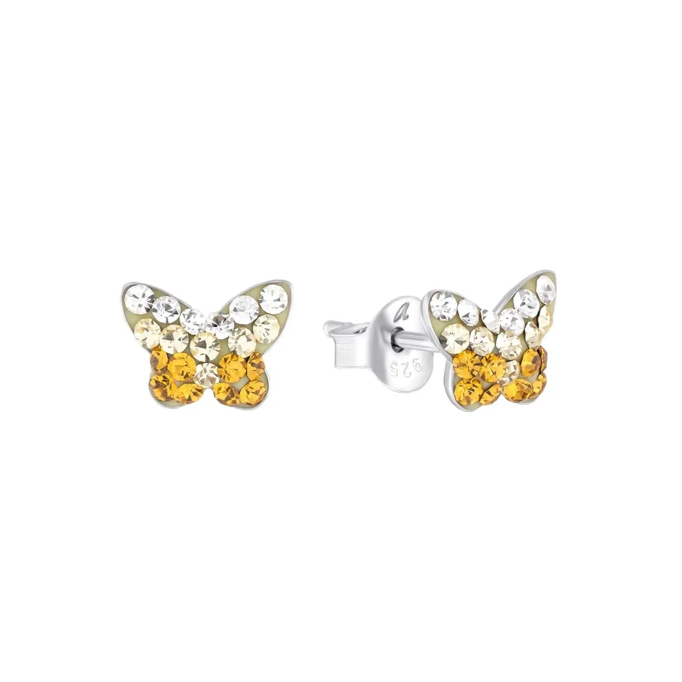amor-ohrstecker-kinder-schmetterling-925-silber-preciosa image 1