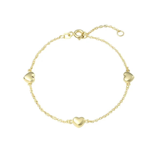 amor-armschmuck-damen-armband-herz-gold-17-2cm-2031153 image 1