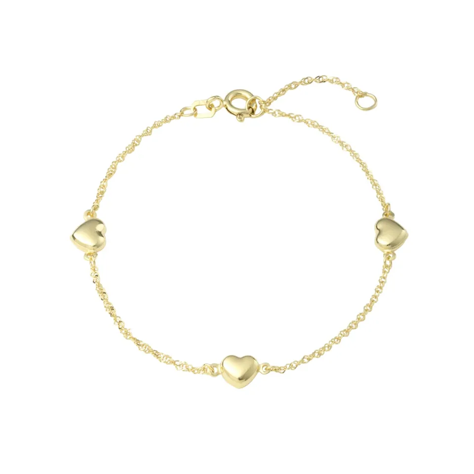 amor-armschmuck-damen-armband-herz-gold-17-2cm-2031153 image 1