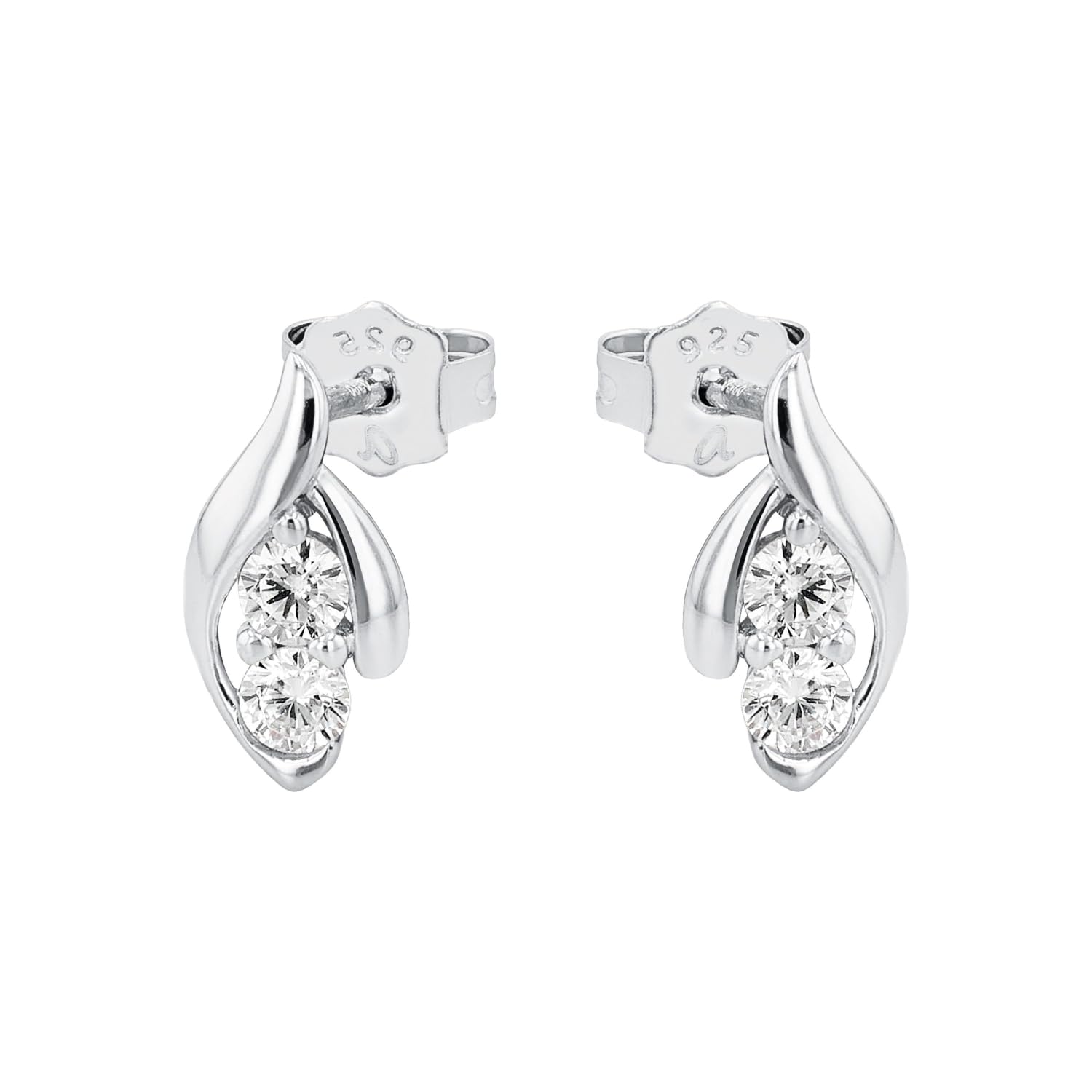 amor-ohrstecker-9963690-ohrringe-silber-zirkonia-1-2-cm image 3