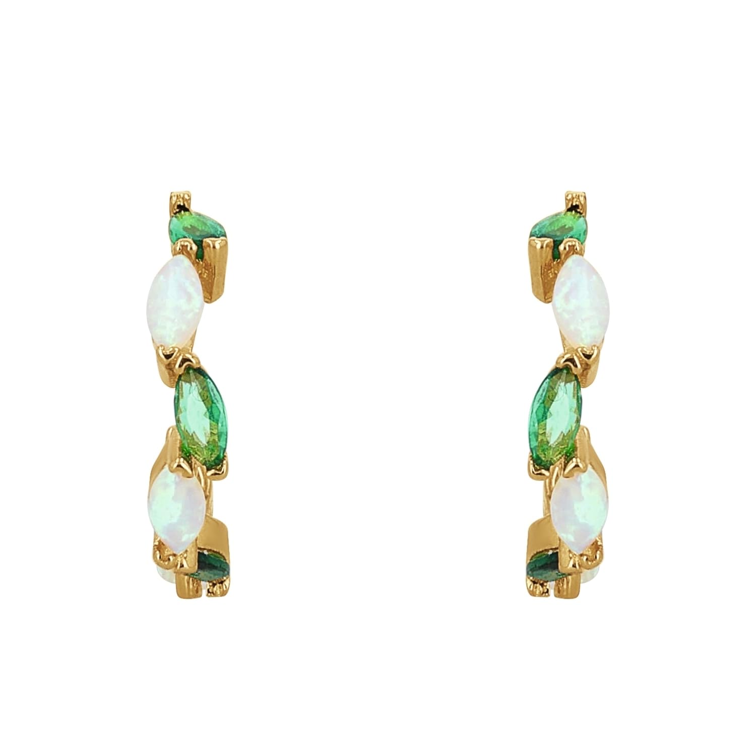 amor-2037010-creolen-925-silber-gold-zirkonia-opal-1-2-cm image 2