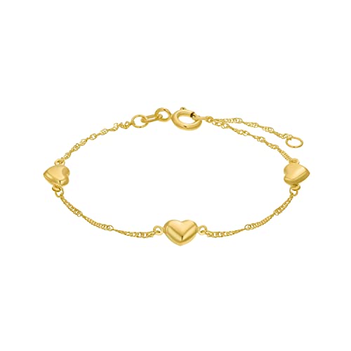 amor-armschmuck-kinderarmband-375-gold-herz-armband-echtgold image 6