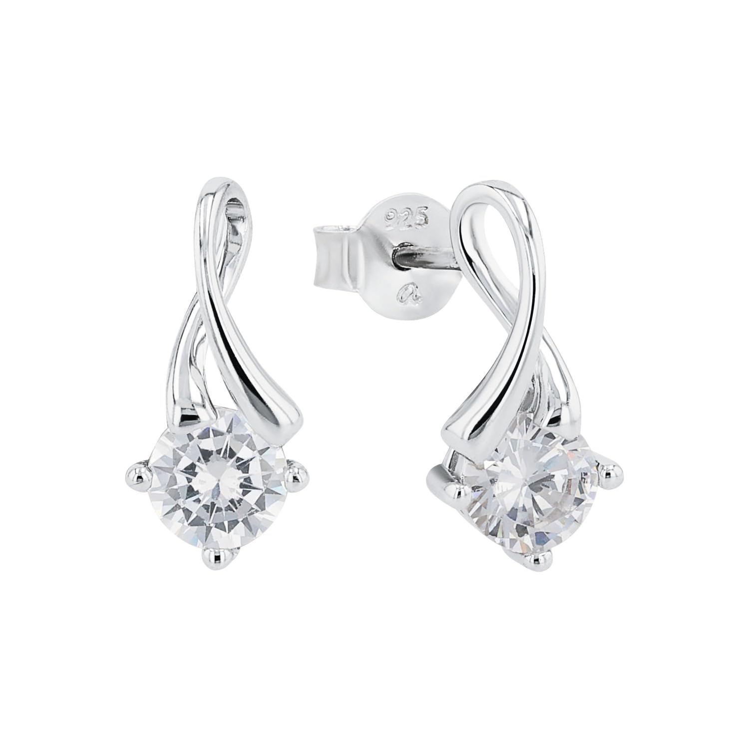 amor-2016098-ohrstecker-925-silber-zirkonia-1-5-cm image 1