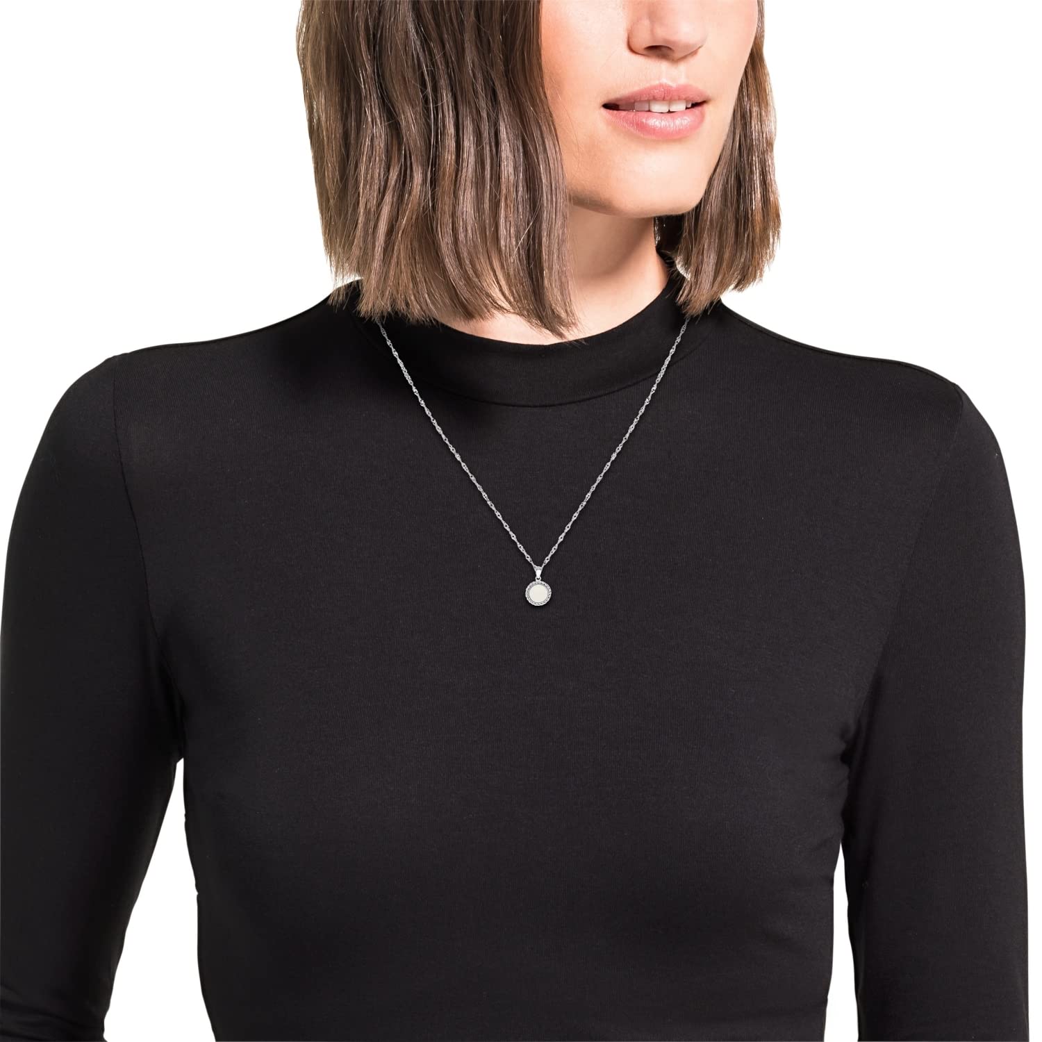 amor-perlmutt-kette-925-silber-42-3-cm-damen-set image 4